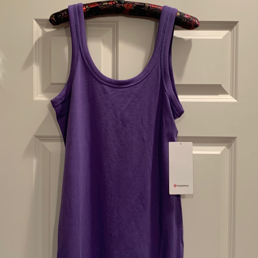 Lululemon- Classic Fit Cotton Blend Scoop Dress